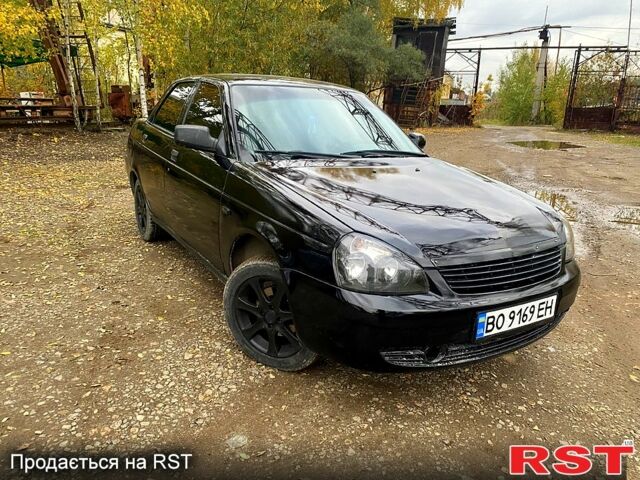 Чорний ВАЗ Priora, об'ємом двигуна 1.6 л та пробігом 200 тис. км за 1600 $, фото 1 на Automoto.ua