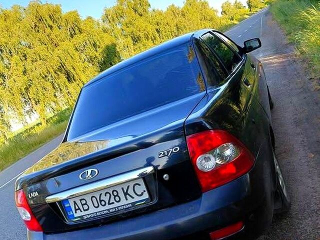 Черный ВАЗ Priora, объемом двигателя 1.6 л и пробегом 200 тыс. км за 2100 $, фото 1 на Automoto.ua
