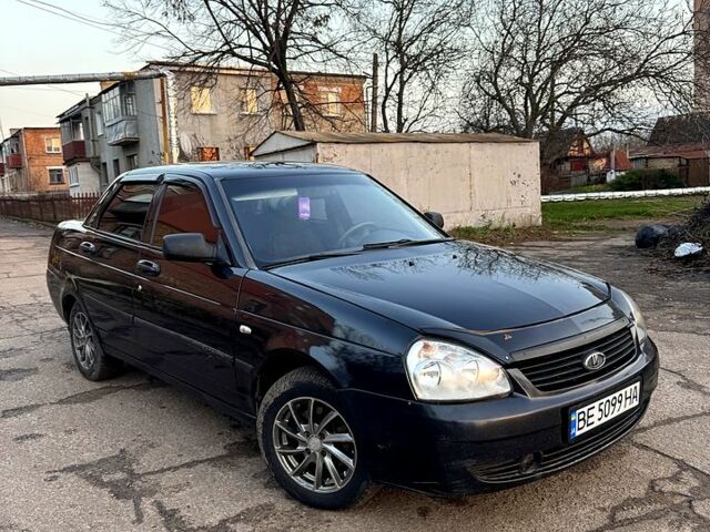 Черный ВАЗ Priora, объемом двигателя 1.6 л и пробегом 200 тыс. км за 2600 $, фото 1 на Automoto.ua