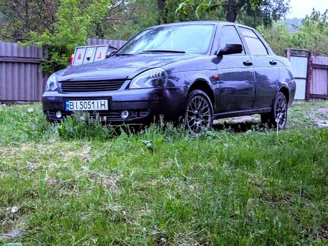 Черный ВАЗ Priora, объемом двигателя 1.6 л и пробегом 226 тыс. км за 2400 $, фото 1 на Automoto.ua