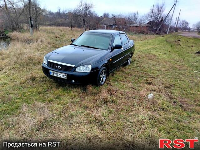 Черный ВАЗ Priora, объемом двигателя 1.6 л и пробегом 185 тыс. км за 2700 $, фото 1 на Automoto.ua