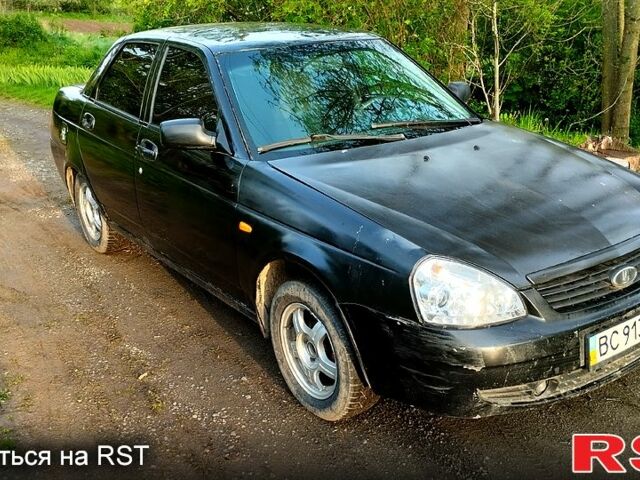 Черный ВАЗ Priora, объемом двигателя 1.6 л и пробегом 286 тыс. км за 1199 $, фото 1 на Automoto.ua