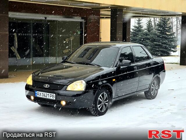 Черный ВАЗ Priora, объемом двигателя 1.6 л и пробегом 1380 тыс. км за 2600 $, фото 1 на Automoto.ua