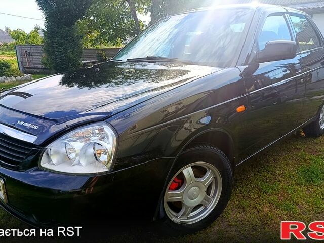 Черный ВАЗ Priora, объемом двигателя 1.6 л и пробегом 48 тыс. км за 3950 $, фото 1 на Automoto.ua