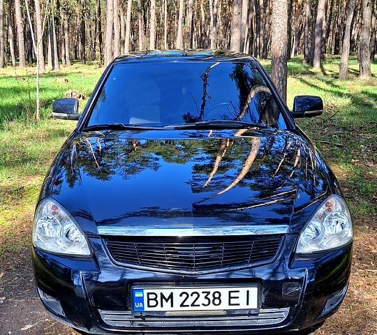 Черный ВАЗ Priora, объемом двигателя 1.6 л и пробегом 182 тыс. км за 3600 $, фото 1 на Automoto.ua