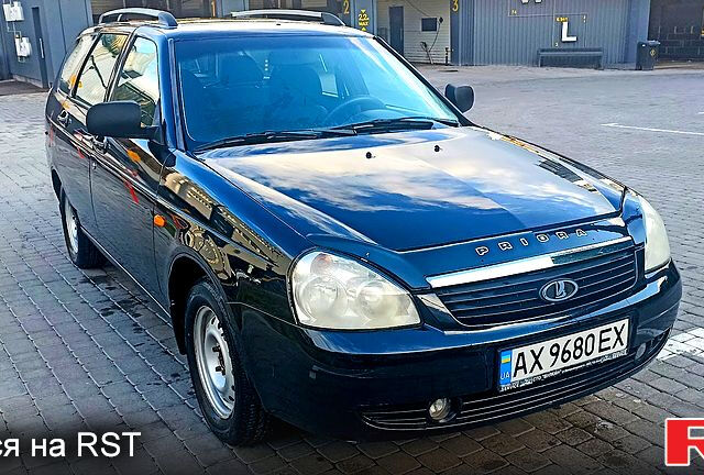 Черный ВАЗ Priora, объемом двигателя 1.6 л и пробегом 170 тыс. км за 3300 $, фото 1 на Automoto.ua