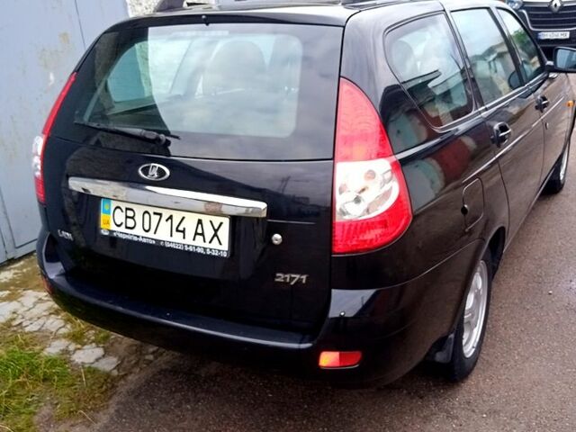 Черный ВАЗ Priora, объемом двигателя 1.6 л и пробегом 106 тыс. км за 3950 $, фото 1 на Automoto.ua