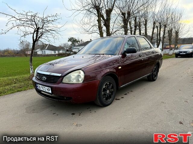 Красный ВАЗ Priora, объемом двигателя 1.6 л и пробегом 150 тыс. км за 1750 $, фото 1 на Automoto.ua