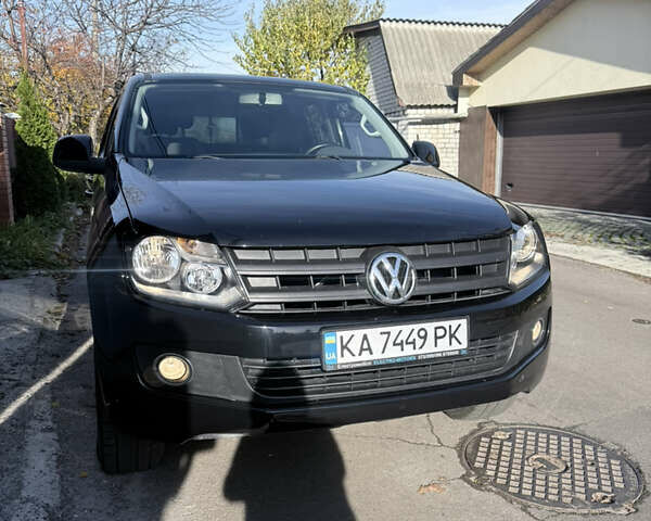 Черный Фольксваген Амарок, объемом двигателя 1.97 л и пробегом 190 тыс. км за 14999 $, фото 1 на Automoto.ua