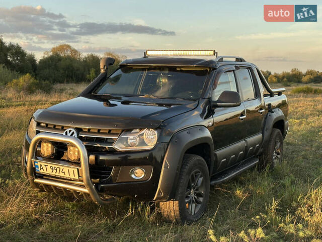 Черный Фольксваген Амарок, объемом двигателя 1.97 л и пробегом 315 тыс. км за 10700 $, фото 1 на Automoto.ua