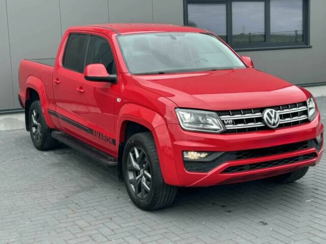 Красный Фольксваген Амарок, объемом двигателя 3 л и пробегом 48 тыс. км за 16900 $, фото 1 на Automoto.ua