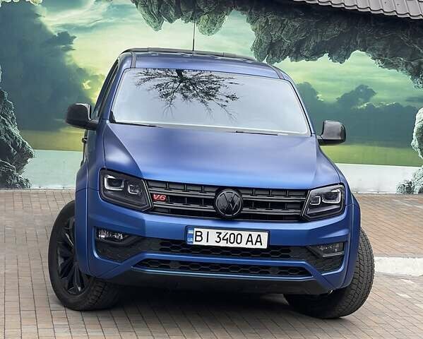 Синий Фольксваген Амарок, объемом двигателя 3 л и пробегом 99 тыс. км за 43000 $, фото 1 на Automoto.ua