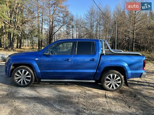 Синий Фольксваген Амарок, объемом двигателя 3 л и пробегом 194 тыс. км за 35700 $, фото 1 на Automoto.ua