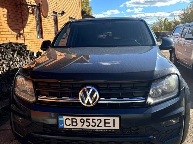 Фольксваген Амарок 2018 в Прилуках на Automoto.ua Синий Фольксваген Амарок, объемом двигателя 2 л и пробегом 252 тыс. км за 25000 $, фото 1 на Automoto.ua