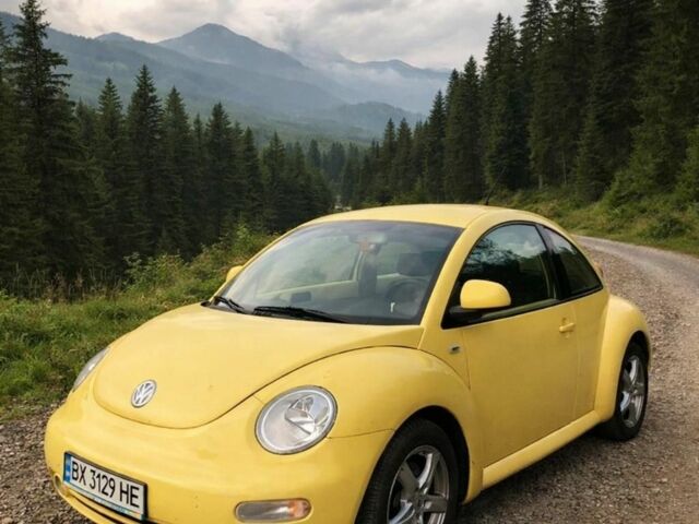 Желтый Фольксваген Битл, объемом двигателя 1.9 л и пробегом 210 тыс. км за 4000 $, фото 1 на Automoto.ua