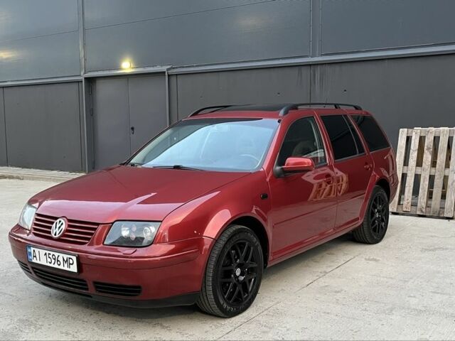 Красный Фольксваген Бора, объемом двигателя 1.9 л и пробегом 450 тыс. км за 3999 $, фото 1 на Automoto.ua