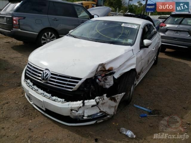 Белый Фольксваген CC / Passat CC, объемом двигателя 1.98 л и пробегом 40 тыс. км за 5500 $, фото 1 на Automoto.ua