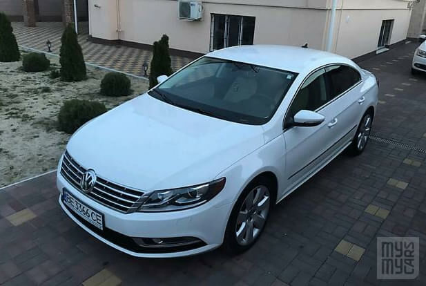 Белый Фольксваген CC / Passat CC, объемом двигателя 2 л и пробегом 167 тыс. км за 12000 $, фото 1 на Automoto.ua