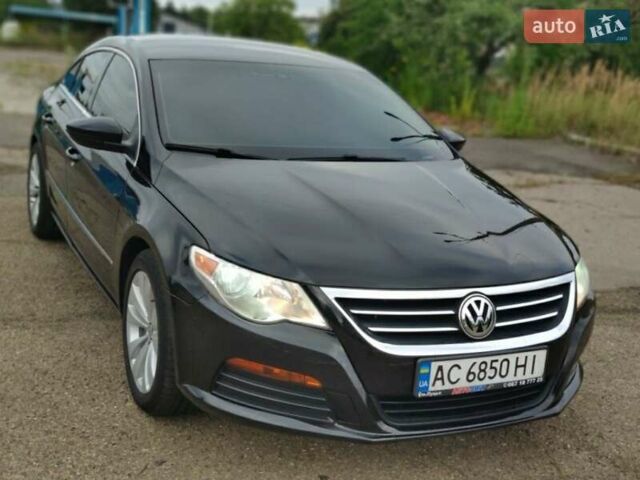 Черный Фольксваген CC / Passat CC, объемом двигателя 2 л и пробегом 180 тыс. км за 7900 $, фото 1 на Automoto.ua