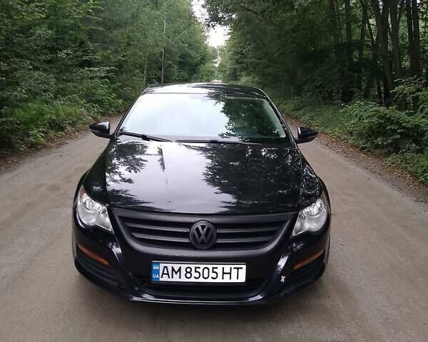 Черный Фольксваген CC / Passat CC, объемом двигателя 1.98 л и пробегом 186 тыс. км за 9300 $, фото 1 на Automoto.ua