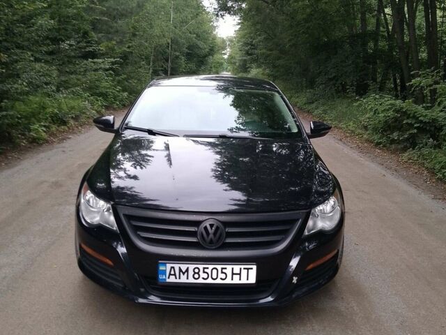 Черный Фольксваген CC / Passat CC, объемом двигателя 1.98 л и пробегом 186 тыс. км за 9300 $, фото 1 на Automoto.ua