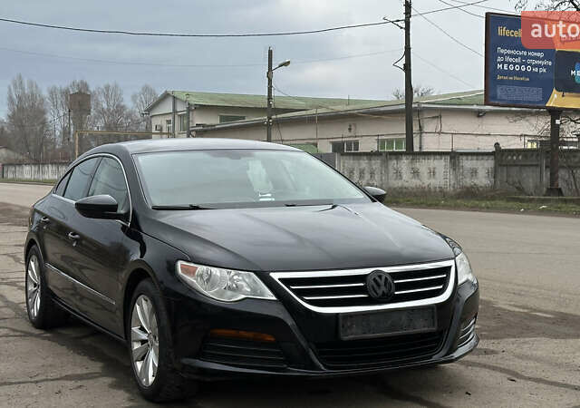 Черный Фольксваген CC / Passat CC, объемом двигателя 1.98 л и пробегом 163 тыс. км за 7900 $, фото 1 на Automoto.ua