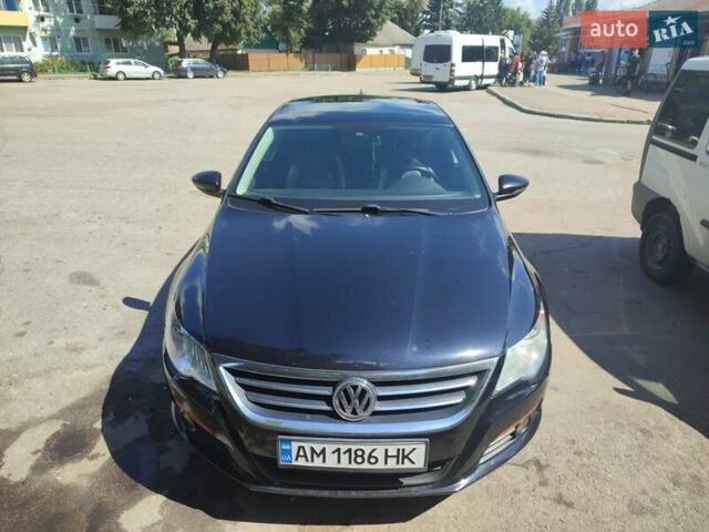 Черный Фольксваген CC / Passat CC, объемом двигателя 2 л и пробегом 276 тыс. км за 9500 $, фото 1 на Automoto.ua