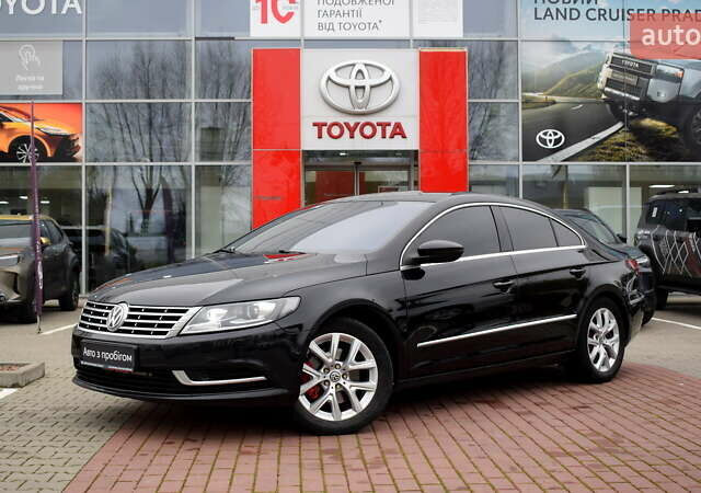 Черный Фольксваген CC / Passat CC, объемом двигателя 1.97 л и пробегом 256 тыс. км за 12900 $, фото 1 на Automoto.ua