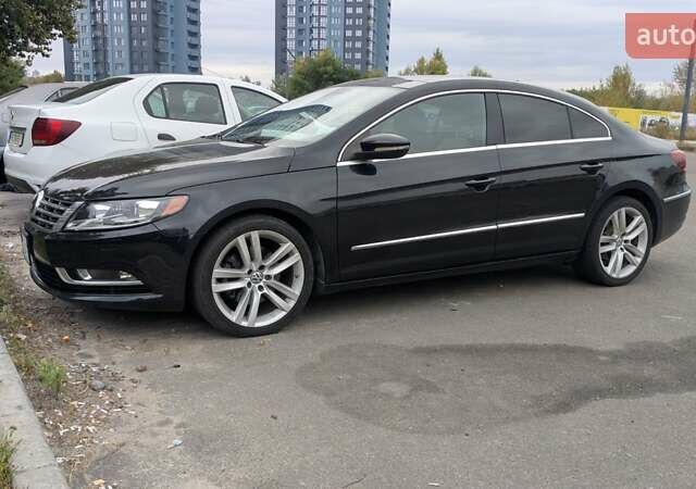 Черный Фольксваген CC / Passat CC, объемом двигателя 1.98 л и пробегом 140 тыс. км за 12000 $, фото 1 на Automoto.ua
