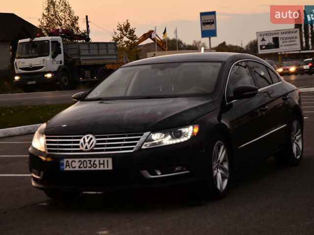 Черный Фольксваген CC / Passat CC, объемом двигателя 1.98 л и пробегом 200 тыс. км за 9800 $, фото 1 на Automoto.ua