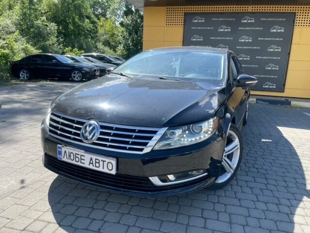 Черный Фольксваген CC / Passat CC, объемом двигателя 2 л и пробегом 274 тыс. км за 9000 $, фото 1 на Automoto.ua