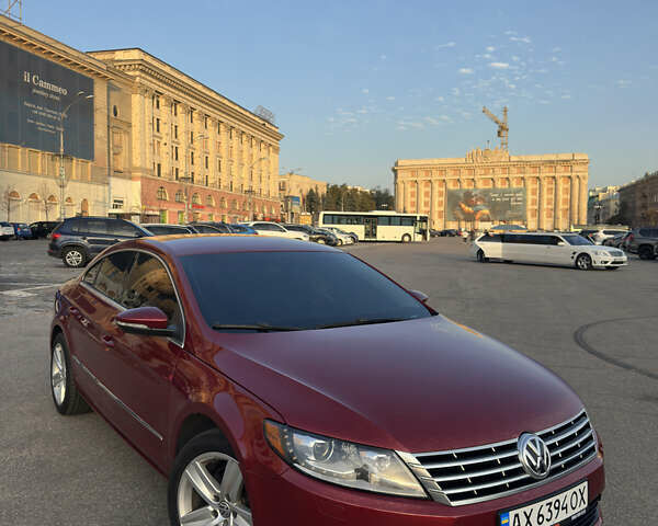 Красный Фольксваген CC / Passat CC, объемом двигателя 1.98 л и пробегом 150 тыс. км за 11999 $, фото 1 на Automoto.ua