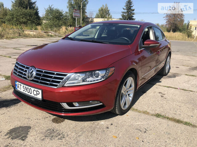 Красный Фольксваген CC / Passat CC, объемом двигателя 2 л и пробегом 200 тыс. км за 12299 $, фото 1 на Automoto.ua