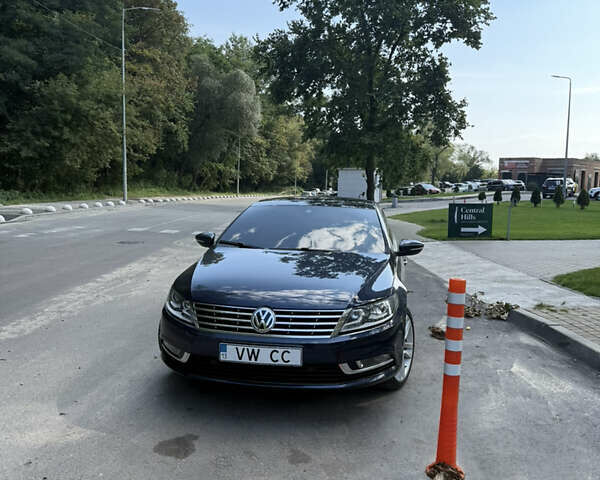Синий Фольксваген CC / Passat CC, объемом двигателя 1.97 л и пробегом 130 тыс. км за 16000 $, фото 1 на Automoto.ua