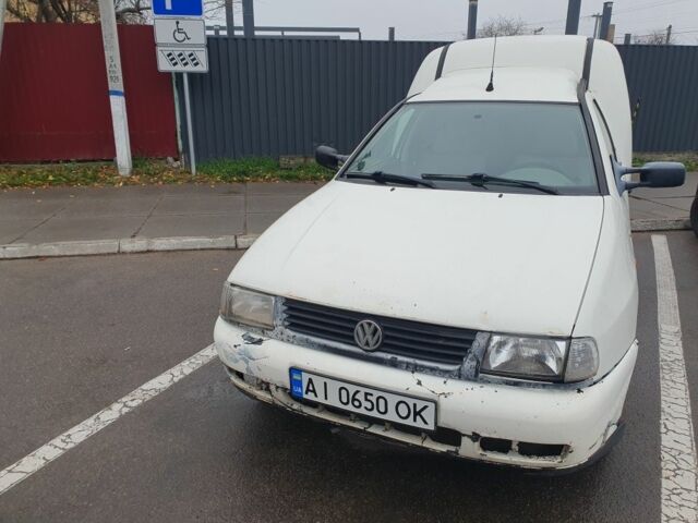 Белый Фольксваген Кадди, объемом двигателя 1.9 л и пробегом 209 тыс. км за 1200 $, фото 1 на Automoto.ua