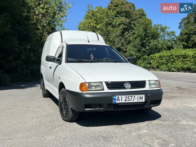 Белый Фольксваген Кадди, объемом двигателя 1.9 л и пробегом 212 тыс. км за 2400 $, фото 1 на Automoto.ua