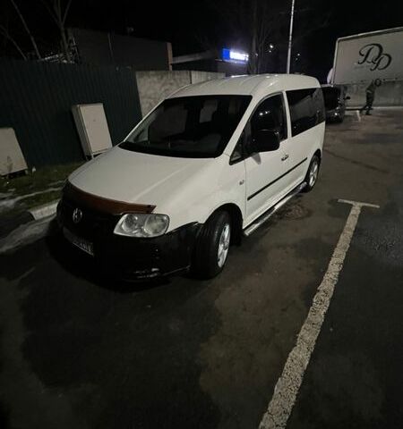 Білий Фольксваген Кадді, об'ємом двигуна 2 л та пробігом 400 тис. км за 4500 $, фото 1 на Automoto.ua
