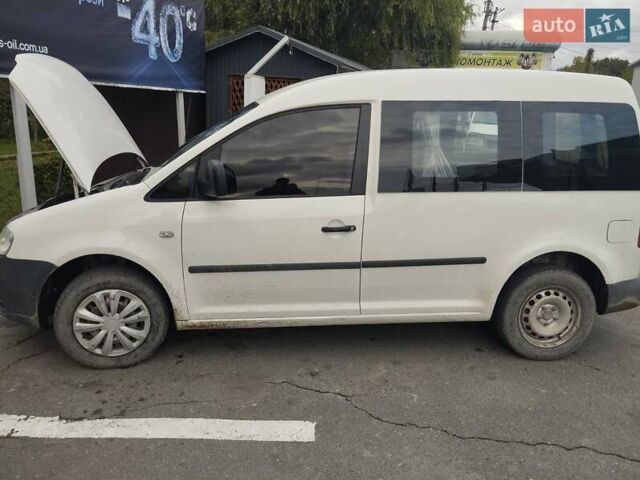 Белый Фольксваген Кадди, объемом двигателя 2 л и пробегом 280 тыс. км за 5200 $, фото 1 на Automoto.ua