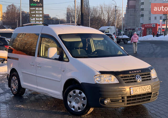 Белый Фольксваген Кадди, объемом двигателя 2 л и пробегом 280 тыс. км за 4700 $, фото 1 на Automoto.ua