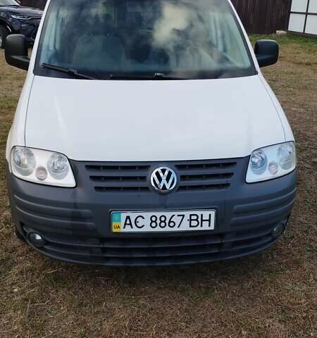 Белый Фольксваген Кадди, объемом двигателя 1.9 л и пробегом 288 тыс. км за 7300 $, фото 1 на Automoto.ua