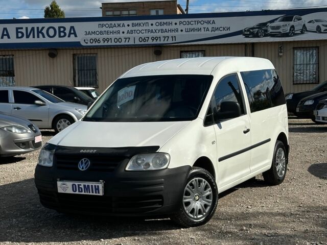 Белый Фольксваген Кадди, объемом двигателя 1.9 л и пробегом 217 тыс. км за 6200 $, фото 1 на Automoto.ua
