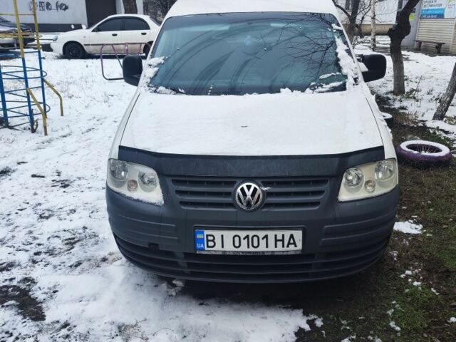 Білий Фольксваген Кадді, об'ємом двигуна 2 л та пробігом 212 тис. км за 5750 $, фото 1 на Automoto.ua