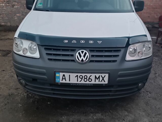 Белый Фольксваген Кадди, объемом двигателя 1.9 л и пробегом 348 тыс. км за 5100 $, фото 1 на Automoto.ua