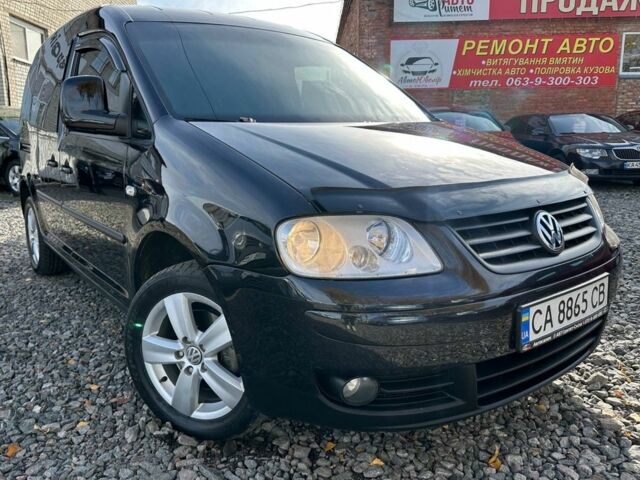 Черный Фольксваген Кадди, объемом двигателя 1.9 л и пробегом 276 тыс. км за 7300 $, фото 1 на Automoto.ua