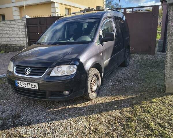 Черный Фольксваген Кадди, объемом двигателя 1.9 л и пробегом 270 тыс. км за 5200 $, фото 1 на Automoto.ua