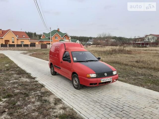 Червоний Фольксваген Кадді вант., об'ємом двигуна 1.9 л та пробігом 184 тис. км за 1999 $, фото 1 на Automoto.ua