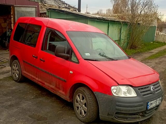 Красный Фольксваген Кадди, объемом двигателя 1.6 л и пробегом 200 тыс. км за 2000 $, фото 1 на Automoto.ua