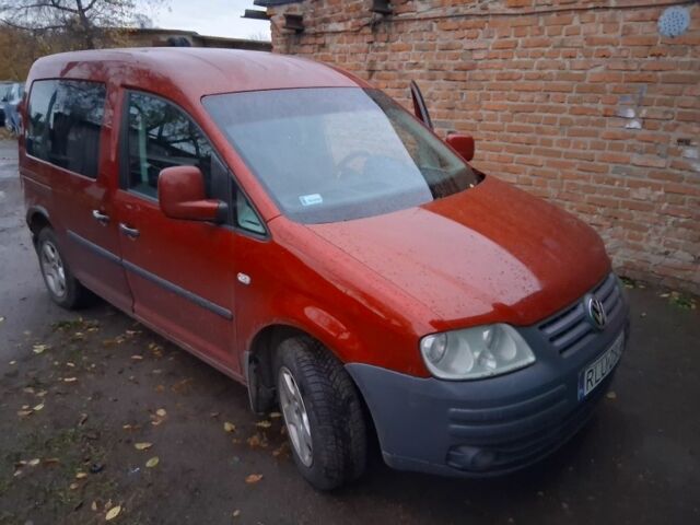 Красный Фольксваген Кадди, объемом двигателя 1.9 л и пробегом 360 тыс. км за 3000 $, фото 1 на Automoto.ua