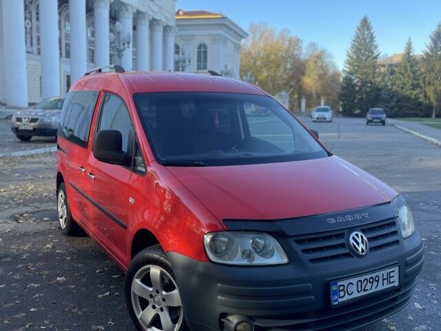 Червоний Фольксваген Кадді, об'ємом двигуна 2 л та пробігом 246 тис. км за 5900 $, фото 1 на Automoto.ua