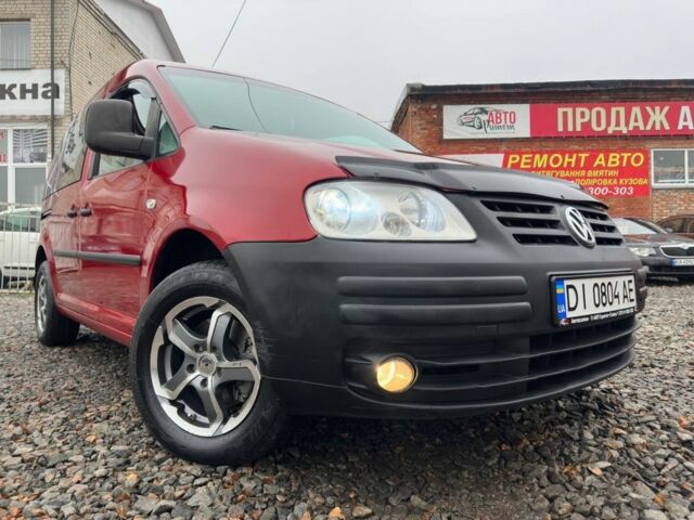 Красный Фольксваген Кадди, объемом двигателя 1.9 л и пробегом 337 тыс. км за 7500 $, фото 1 на Automoto.ua
